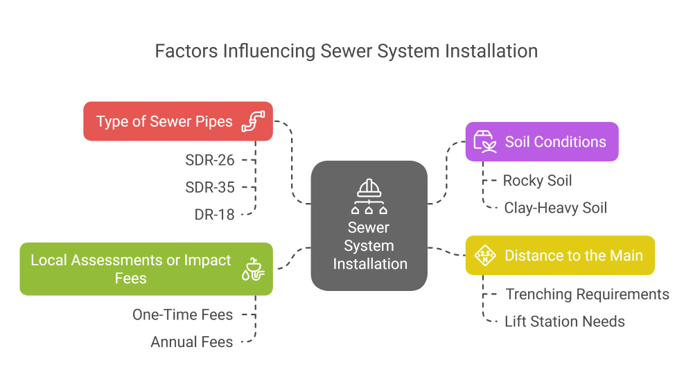 suffolk sewer pipe connection payment